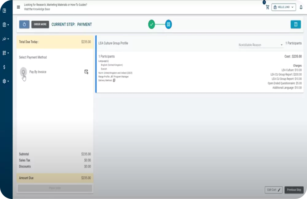 Software testing in progress